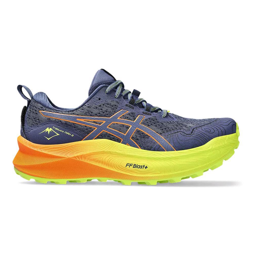 Men's Asics Trabuco Max 2, Deep Ocean/Bright Orange, 7 D Medium