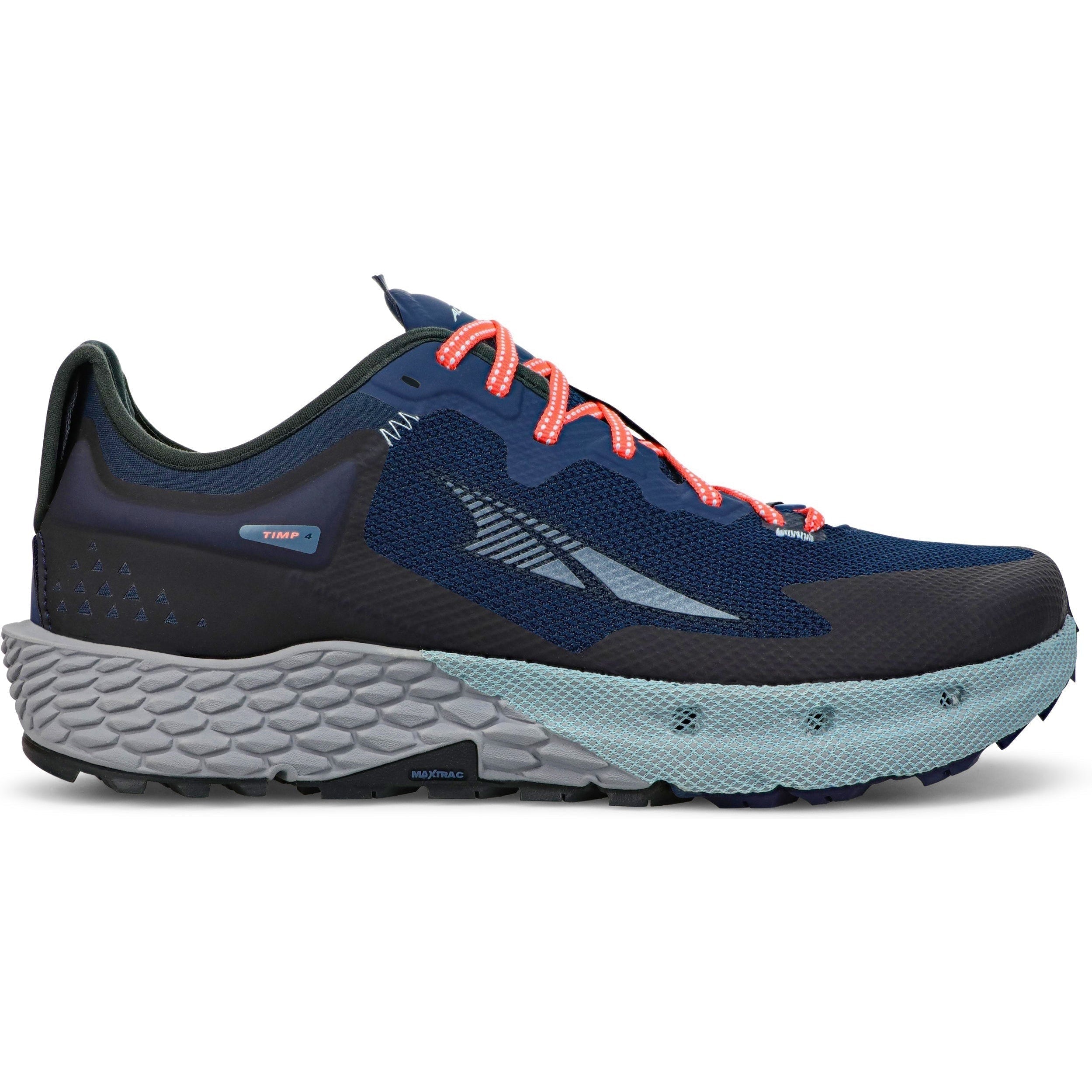 Men's Altra Timp 4, Black/Blue, 10 D Medium