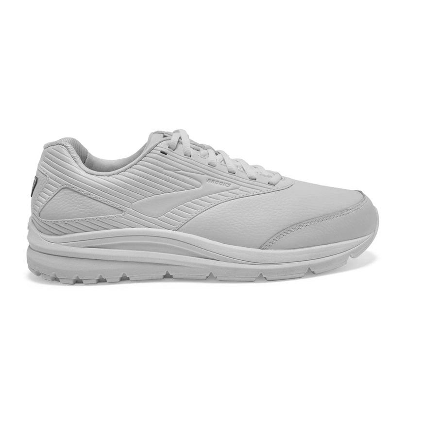 Men's Brooks Addiction Walker 2, White/White, 9 D Medium