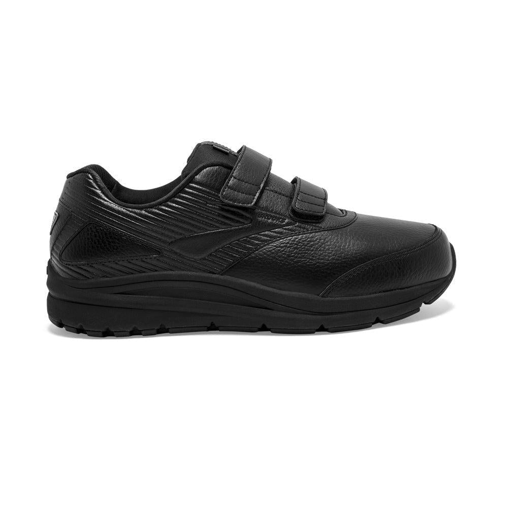 Men's Brooks Addiction Walker V-Strap 2, Black/Black, 8.5 D Medium