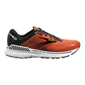 Men's Brooks Adrenaline GTS 22, Orange/Black/White, 8 D Medium