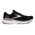 Men's Brooks Adrenaline GTS 23, Black/White/Silver, 7.5 2E Wide