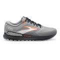 Men's Brooks Beast GTS 23, Grey/Scarlet/Ebony, 12 2E Wide