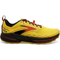 Men's Brooks Cascadia 16, Yellow/Black/Grenadine, 11.5 D Medium