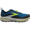 Men's Brooks Cascadia 16, Mykonos Blue/Peacoat/Lime, 11 D Medium