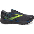 Men's Brooks Ghost 14, Black/Blue/Nightlife, 8.5 D Medium