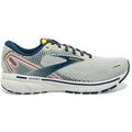 Men's Brooks Ghost 14, Grey/Titan/Maize, 11.5 D Medium