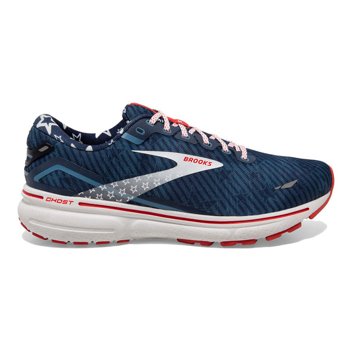 Women's Brooks Ghost 15, Titan/White/Peacoat, 8 B Medium