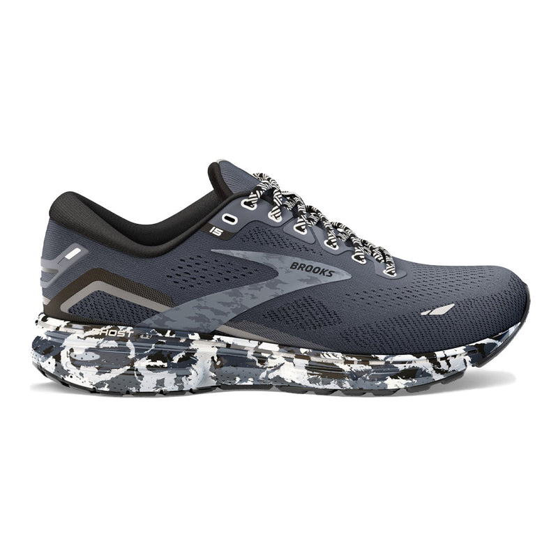 Men's Brooks Ghost 15, Ebony/Black/Oyster, 11 D Medium