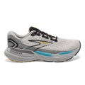 Men's Brooks Glycerin GTS 21, Coconut/Forged Iron/Yellow, 8.5 D Medium