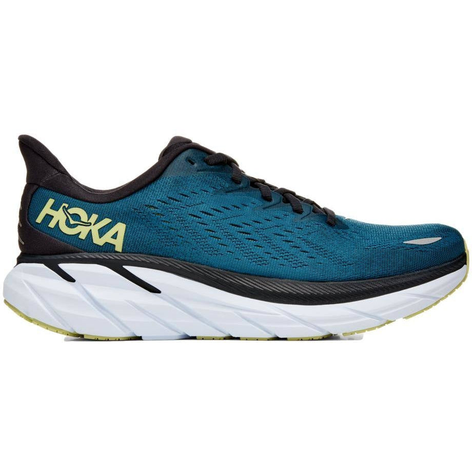 Men's Hoka One One Clifton 8, Blue Coral/Butterfly, 10.5 D Medium