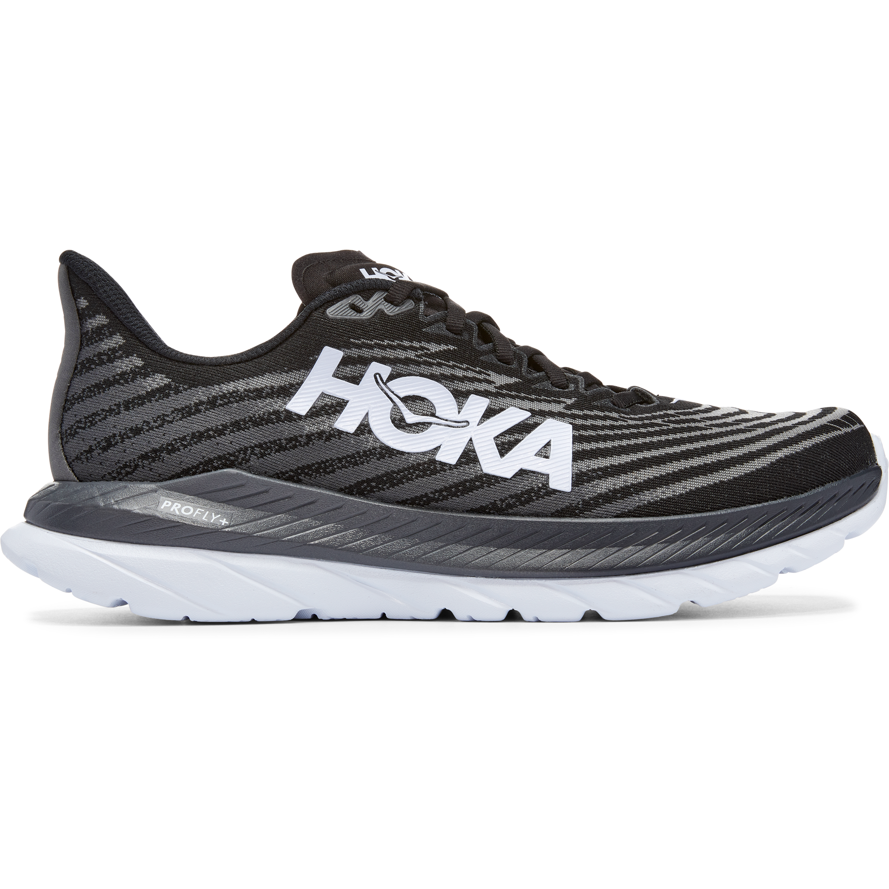 Men's Hoka One One Mach 5, Black/Castlerock, 11 2E Wide