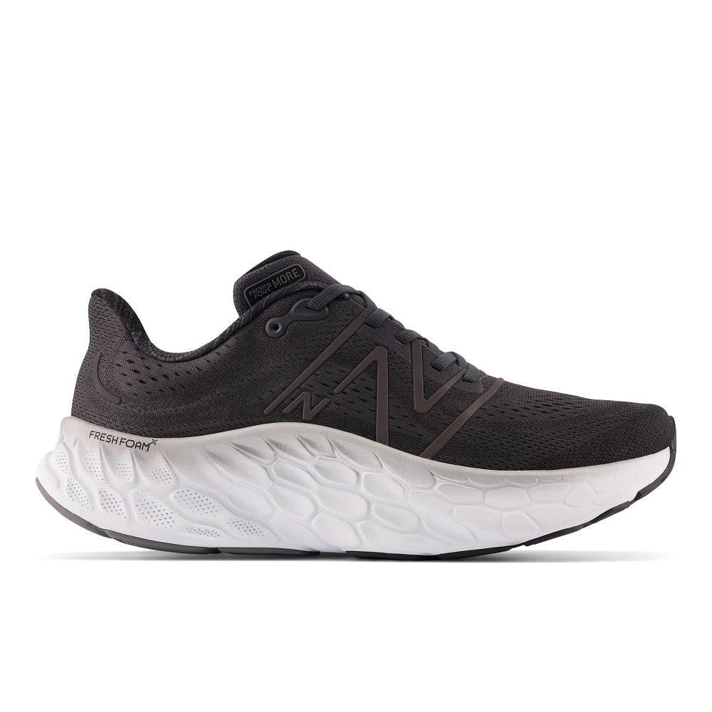 Men's New Balance Fresh Foam X More v4, Black, 10.5 D Medium