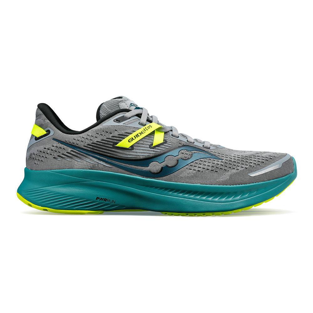 Men's Saucony Guide 16, Fossil/Moss, 10 2E Wide