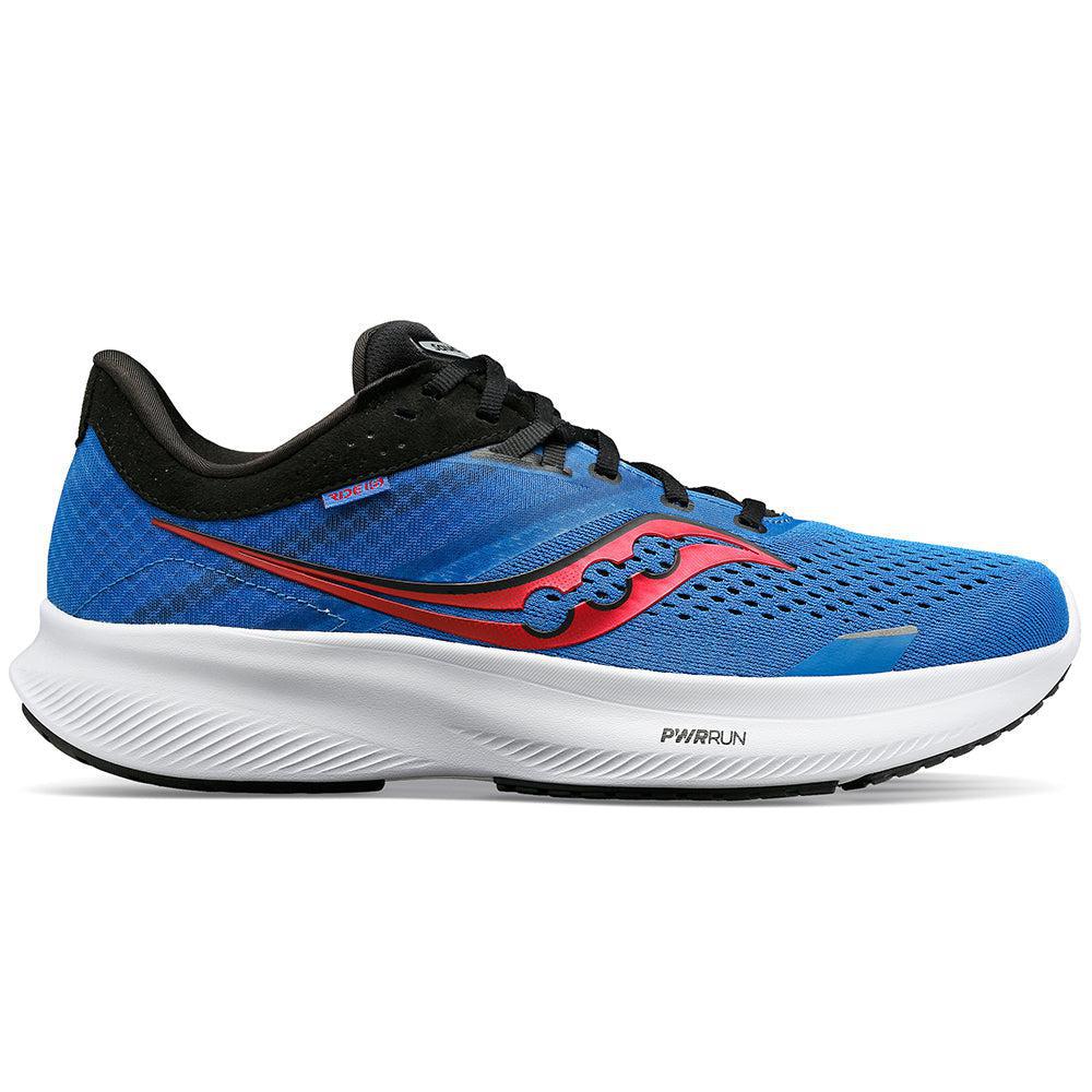 Men's Saucony Ride 16, Hydro/Black, 12.5 D Medium