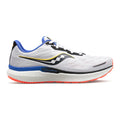 Men's Saucony Triumph 19, White/Black/Vizi, 8 D Medium