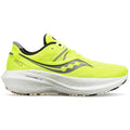 Men's Saucony Triumph 20, Citron/Black, 9.5 D Medium