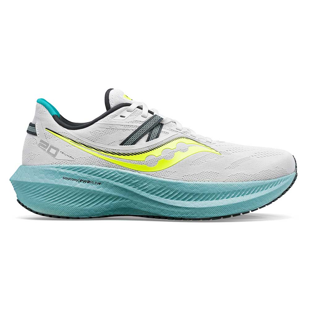Men's Saucony Triumph 20, Fog/Mineral, 10.5 D Medium