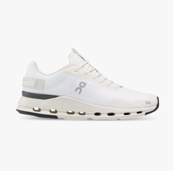 Women's On Cloudnova, White/Eclipse, 5 B Medium