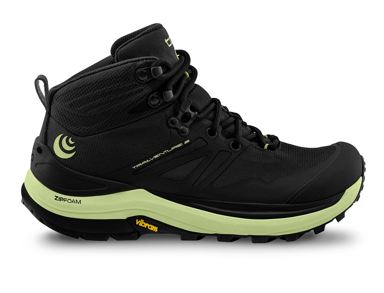 Women's Topo Athletic Trailventure 2, Black/Mint, 7.5 B Medium