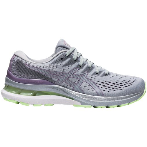 Women's Asics Gel-Kayano 28, Piedmont Grey/Soft Lavender, 10.5 B Medium
