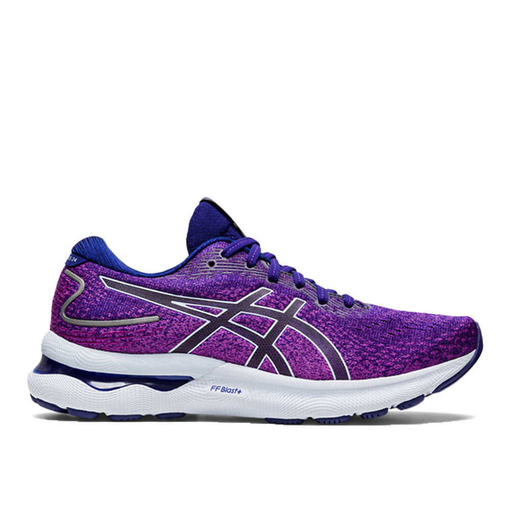 Women's Asics GEL-Nimbus 24, Orchid/Soft Sky, 7.5 B Medium