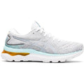 Women's Asics Gel-Nimbus 24, White/Pure Silver, 10.5 B Medium