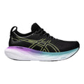 Women's Asics Gel-Nimbus 25, Black/Glow Yellow, 11 B Medium
