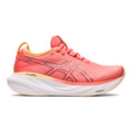 Women's Asics Gel-Nimbus 25, Papaya/Dusty Purple, 9 B Medium