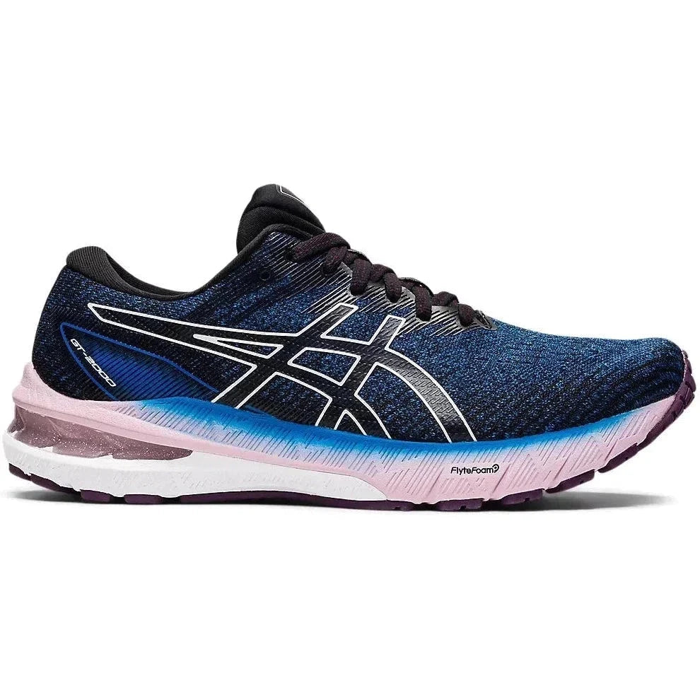 Women's Asics GT-2000 10, LAKE DRIVE/WHITE, 9.5 B Medium