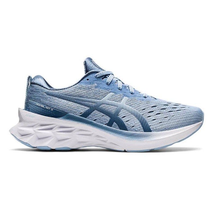 Women's Asics Novablast 2, Mist/Soft Sky, 9.5 B Medium
