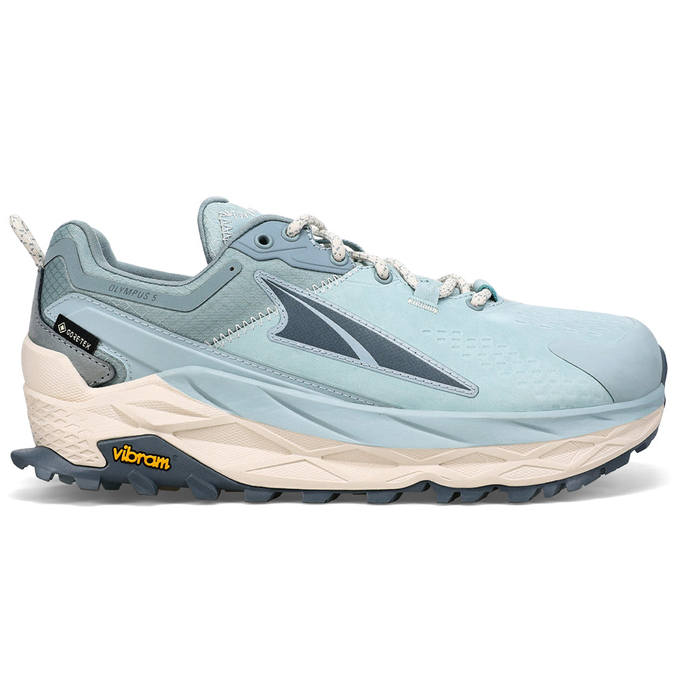 Women's Altra Olympus 5 Low GTX, Mineral Blue, 10 B Medium