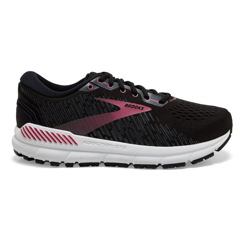 Women's Brooks Addiction GTS 15, Black/Ebony/Mauvewood, 11 D Wide