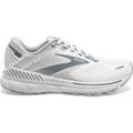 Women's Brooks Adrenaline GTS 22, White/Oyster/Primer Grey, 9.5 B Medium