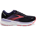 Women's Brooks Adrenaline GTS 22, Black/Purple/Coral, 10 B Medium