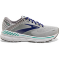 Women's Brooks Adrenaline GTS 22, Alloy/Blue/Green, 7.5 2A Narrow