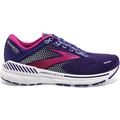 Women's Brooks Adrenaline GTS 22, Navy/Yucca/Pink, 6 B Medium
