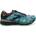 Women's Brooks Adrenaline GTS 22, Black/Yucca/Flamingo Pink, 11 B Medium