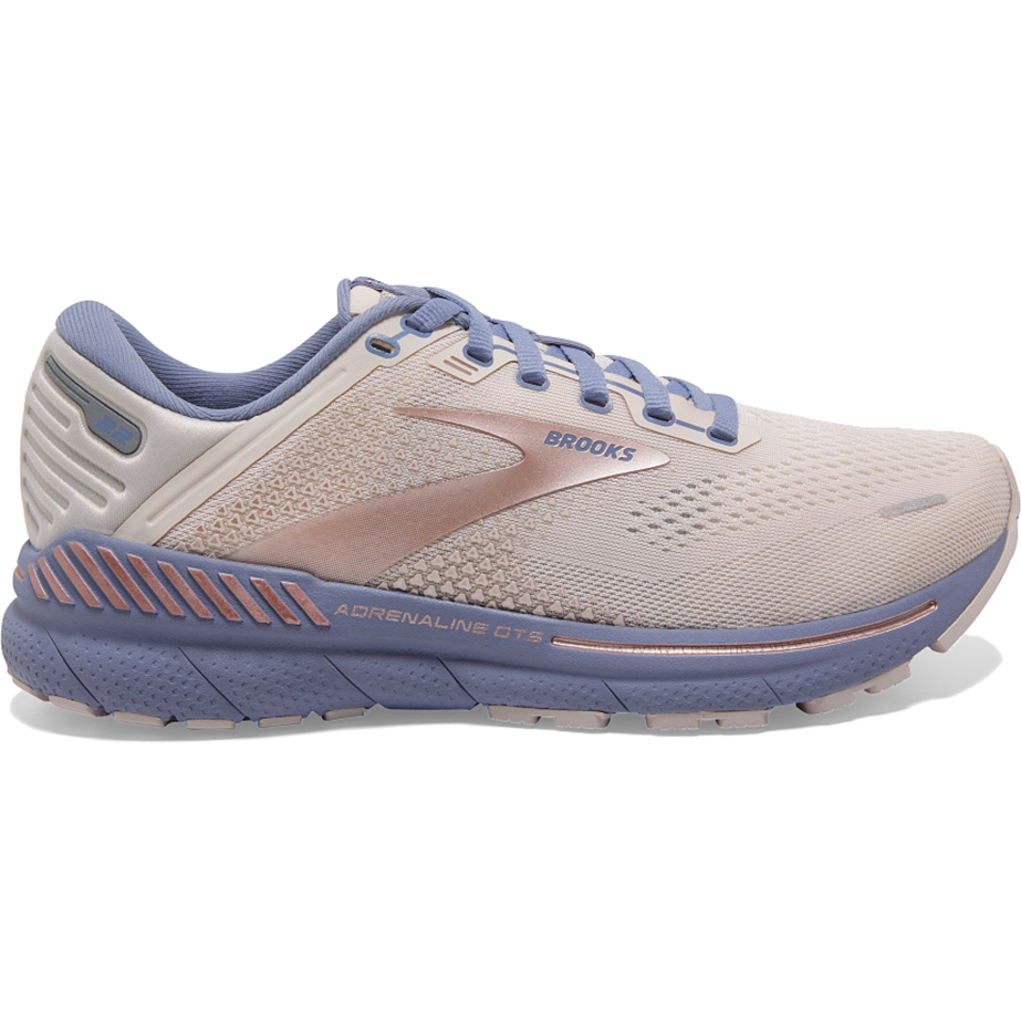 Women's Brooks Adrenaline GTS 22, Lilac/Tempest/Pink, 11 B Medium