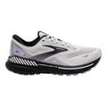 Women's Brooks Adrenaline GTS 23, Grey/Black/Purple, 11.5 B Medium
