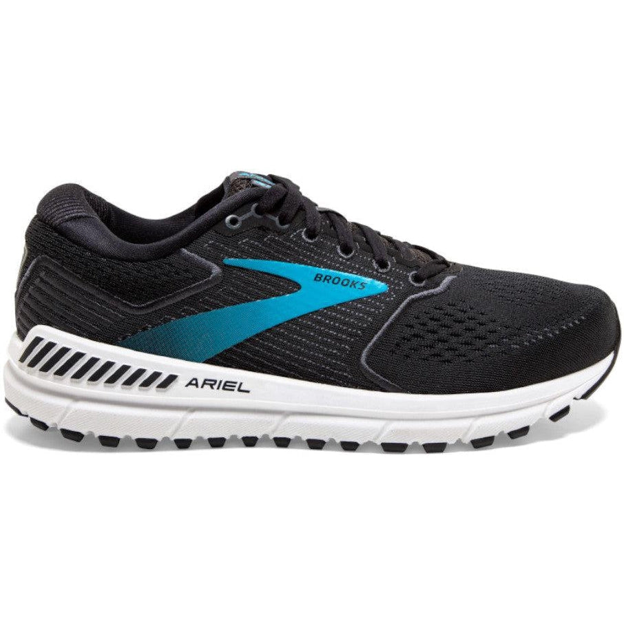 Women's Brooks Ariel '20, Black/Ebony/Blue, 11 B Medium