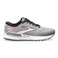 Women's Brooks Ariel GTS 23, Grey/Black/Pink, 9 B Medium