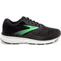 Women's Brooks Dyad 11, Black/Ebony/Green, 8.5 D Wide