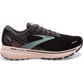 Women's Brooks Ghost 14, Black/Pearl/Peach, 11.5 B Medium