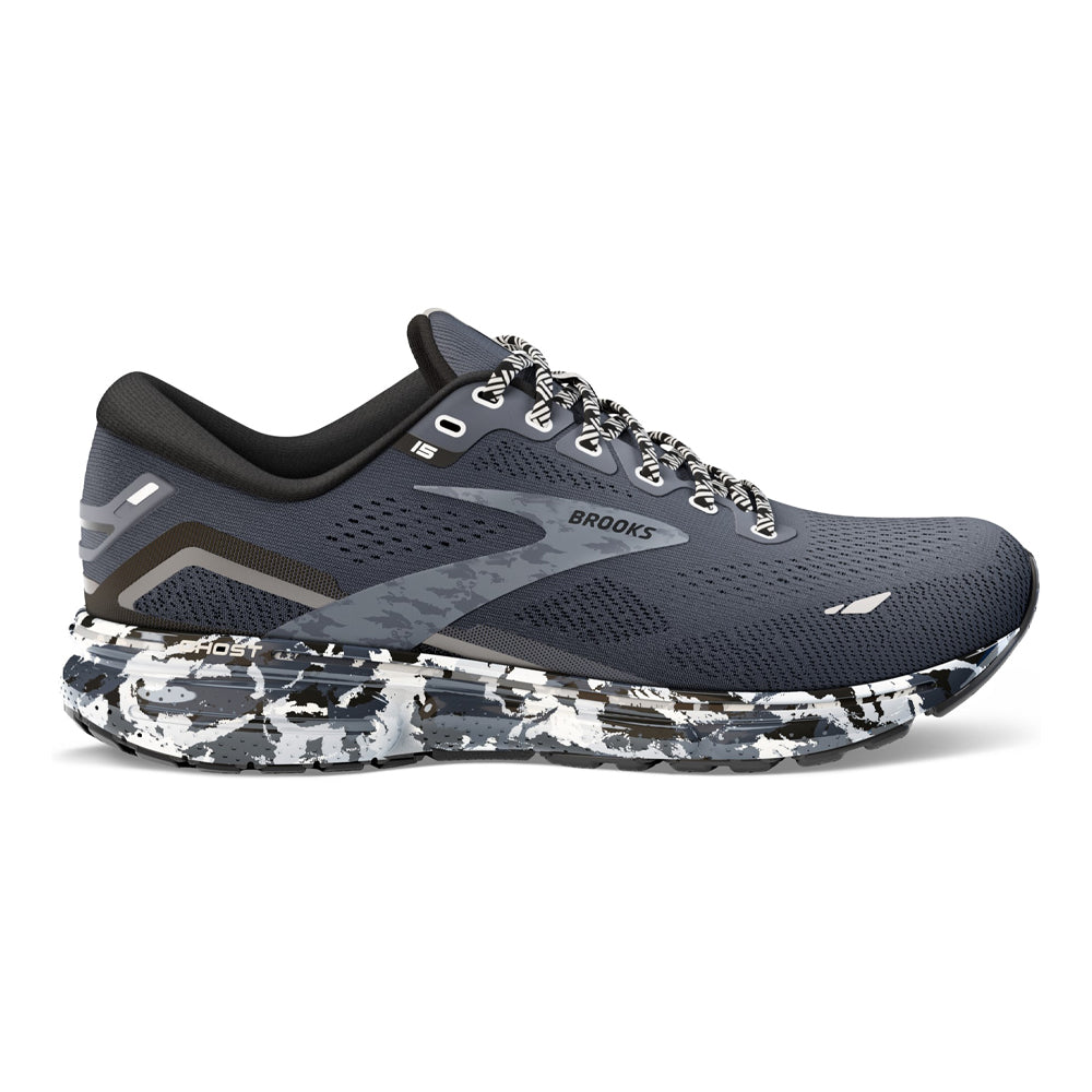 Women's Brooks Ghost 15, Ebony/Black/Oyster, 10 B Medium