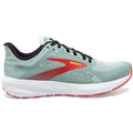 Women's Brooks Launch 9, Blue Surf/Black/Cherry Tomato, 7 B Medium