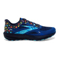 Women's Brooks Launch 9, Blue/Peacoat/Yellow, 8.5 B Medium