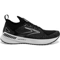Women's Brooks Levitate Stealthfit GTS 5, Black/Grey/White, 9.5 B Medium