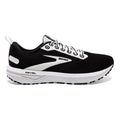Women's Brooks Revel 6, Black/White, 8 B Medium
