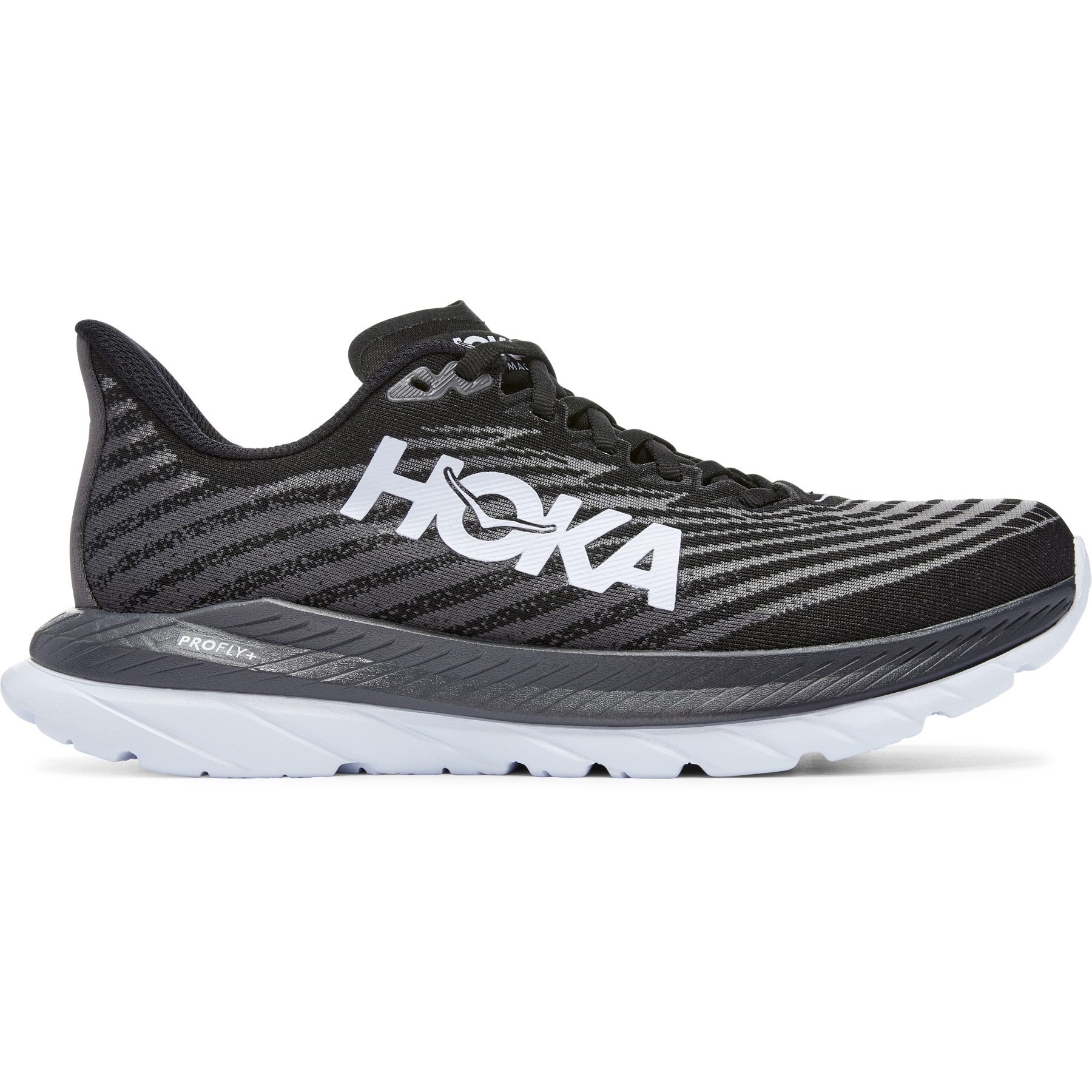 Women's Hoka One One Mach 5, Black/Castlerock, 9.5 B Medium